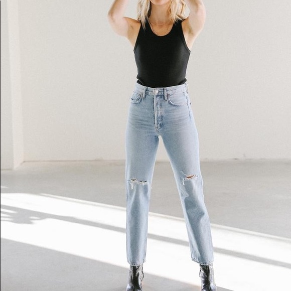 Agolde Denim - Agolde 90s jeans denim in captured